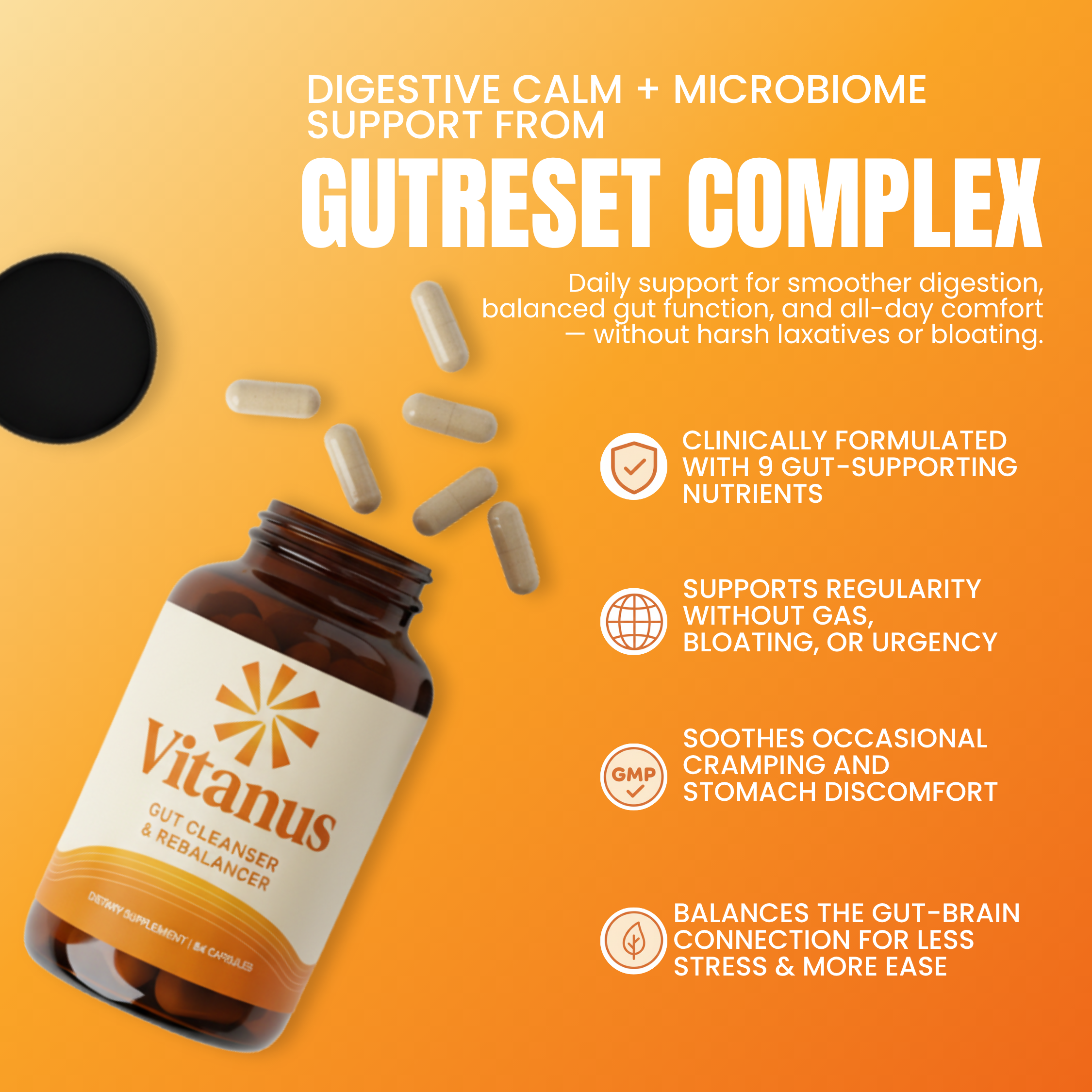 Gut Reset™ Complex - #1 Doctor-Formulated Gut Rebuilder