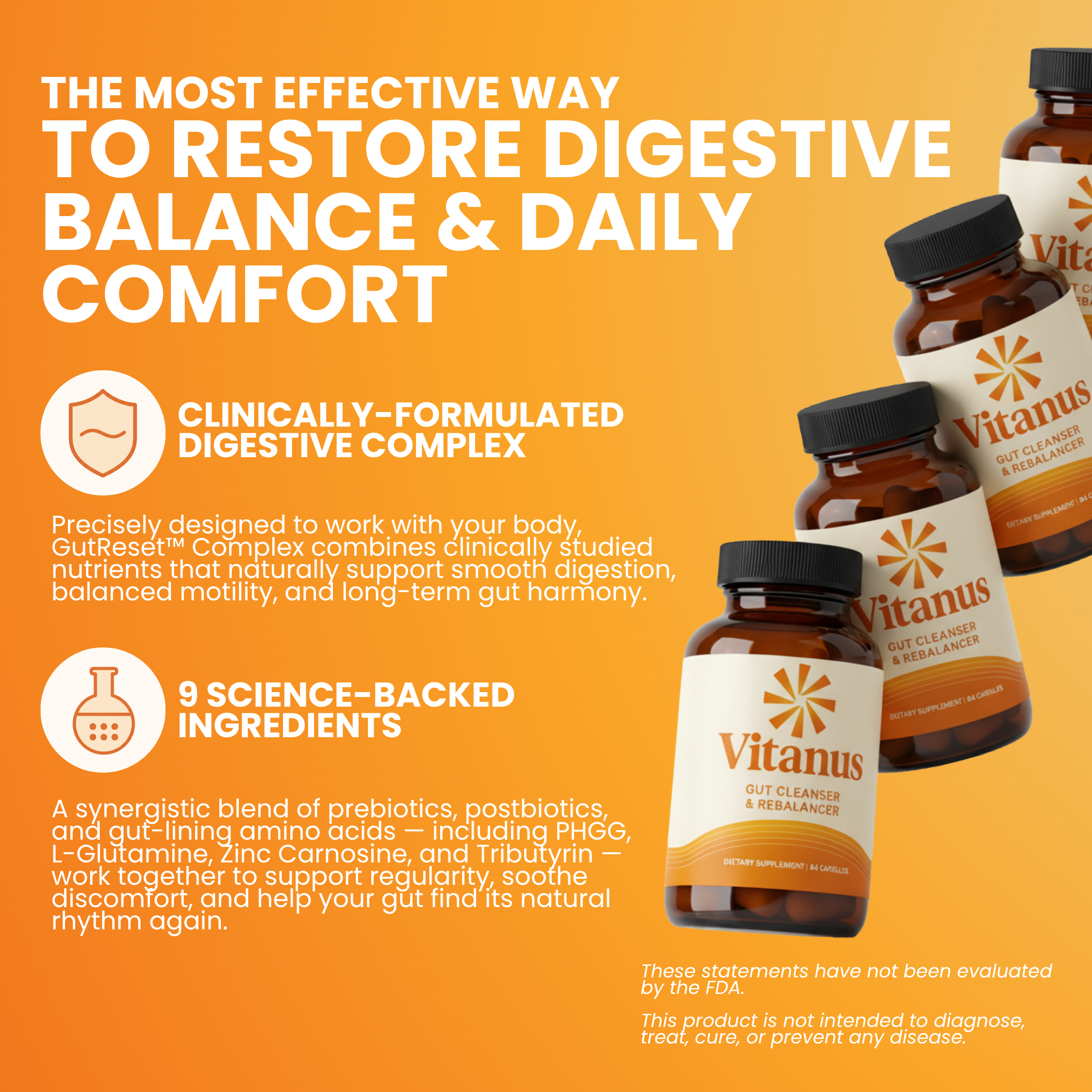 Gut Reset™ Complex - #1 Doctor-Formulated Gut Rebuilder